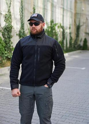 Кофта флісова "kiborg" military gen i чорна