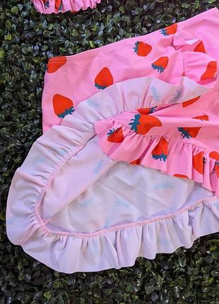 👙🍓 яркий детский купальник с клубничками 🍓👙 10