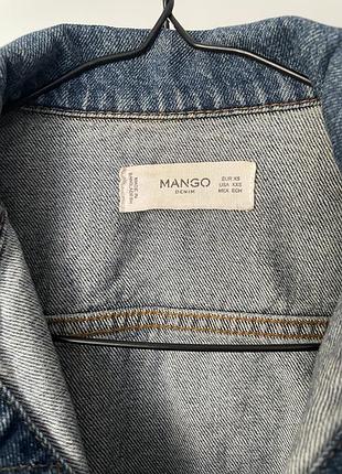 Джинсова куртка mango 3