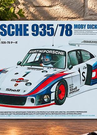 Металева вінтажна табличка "porsche 935/78 moby dick martini racing/tamiya/Спорткар", постер, 14х20 см