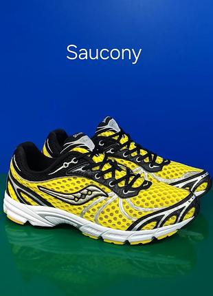 Беговые кроссовки saucony progrid triumph4 lemon chrome оригинал винтаж