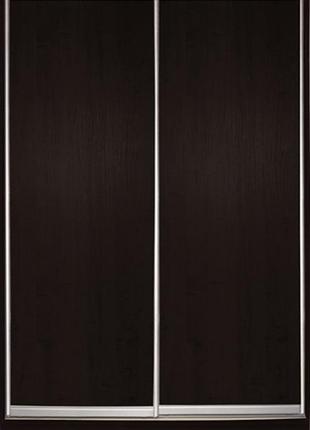 Шкаф купе luxe studio стандарт-2 дсп-1 1400x2400x450 двухдверный (87366)