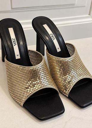 Мюлі zara нові