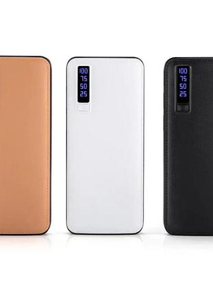 Портативный аккумулятор power bank 50000 mah с led фонариком