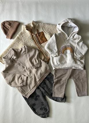 Лот речей , шерпа , штани , костюм , фліска , шапка. zara, hm та інші