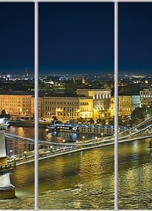 Шкаф купе luxe studio стандарт-1 фотопечать архитектура-120 2200x2000x600 трехдверный (59261)