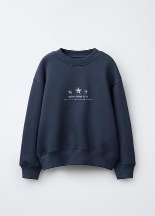 Світшот zara на дів 140 см з малюнком на спині