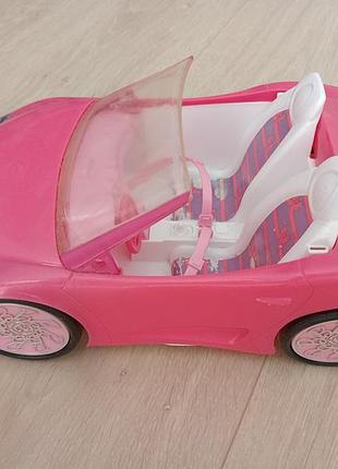 Машинка кабріолет іграшка для barbie барбі колір рожевий