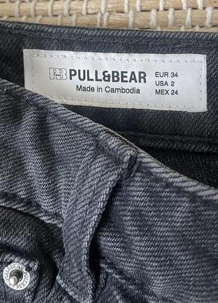 Черные женские джинсы pull &amp; bear 4