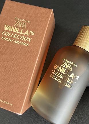 Парфумована вода від zara vanilla collection 02 cold caramel 100 мл