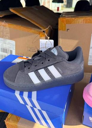 Дитячі кросівки adidas originals campus 00s оригінал сірі унісекс