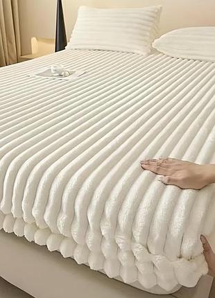 🛏️ плюшеве простирадло ✨ 4