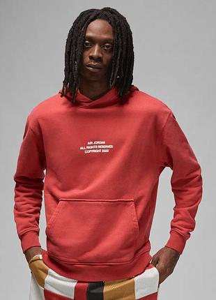 Худі jordan heritage капюшон (червоне) xl