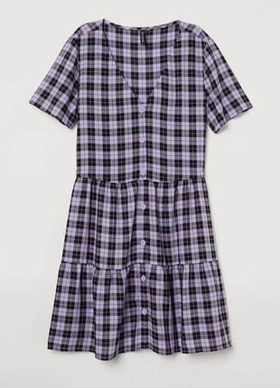 Сукня в клітину h&m 2