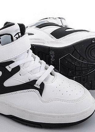 Белые высокие кроссовки на флисе 32-37