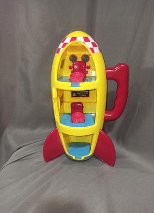 Игровой набор ракета космический корабль свинки пеппы со звуком peppa pig pappa spaceship adventure value set