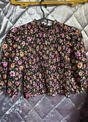 🌸 блузка h&m з квітковим принтом 🌸