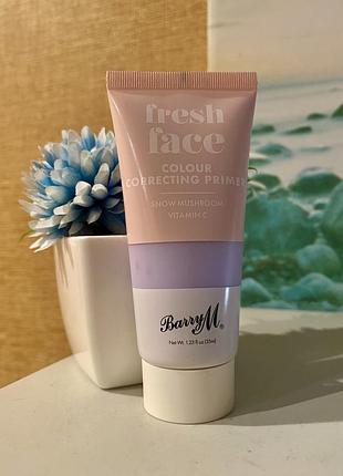 Англия 🇬🇧 barry m fresh face colour correcting primer праймер для обличчя «свіже обличчя» з корекцією кольору з вітаміном с та сніжним грибом