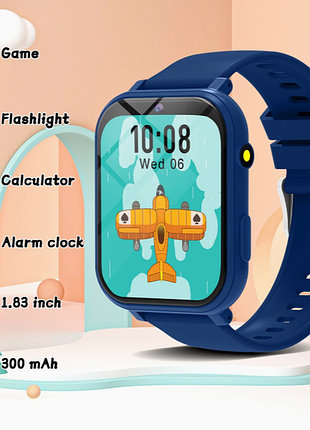 Часы детские smart watch смарт часы t7 с камерой и фонариком синие