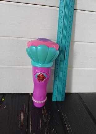 Музыкальный микрофон с русалочкой disney junior ariel sea-beat microphone от just play аriэль