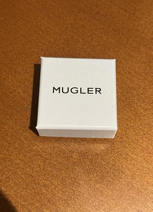 Кольцо mugler чорне оригінал 2