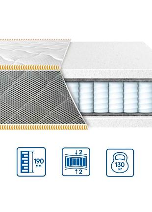Матрас ортопедический ultra spring 150x200 см 2