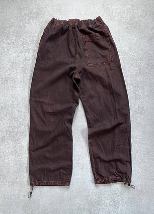 Оверсайз штани джогери zara acid wash m