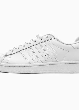 Женские кроссовки adidas superstar white адидас суперстар белого цвета