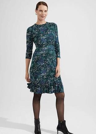 Сукня міді hobbs london з принтом