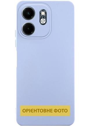 Чехол tpu getman liquid silk full camera для samsung galaxy a32 4g сиреневый / light purple