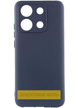 Чехол tpu getman liquid silk full camera для xiaomi poco x8 pro синий / midnight blue