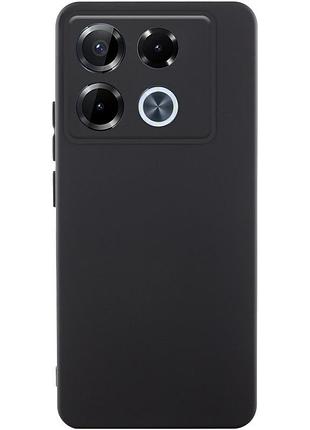 Чехол tpu getman liquid silk full camera для infinix note 40 pro 4g черный / black