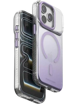 Чехол tpu+pc puloka resplendent with magnetic fit для apple iphone 15 pro max (6.7") purple