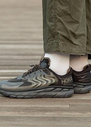 Hoka x satisfy clifton ls