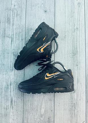 Кросівки  nike air max 90 "multi-swoosh" black/orange