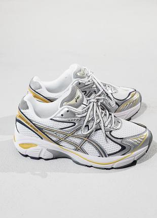 Белые кроссовки asics gt 160 white silver orange х асикс 41