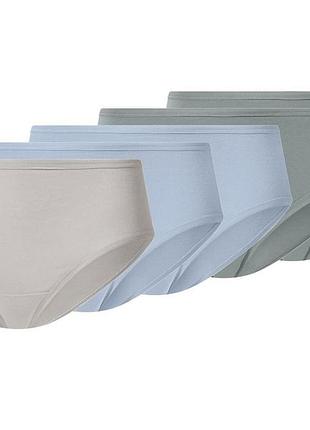 Трусики-хипстеры набор 5 шт. хлопковые для женщины esmara lycra® 508416 s комбинированный