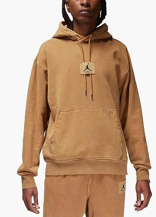 Худі чоловіче air jordan flight fleece beige
