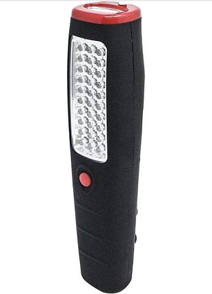 Ліхтарик кемпінговий electraline lumina work light, з магнітом, 100 лм, 37 led, червоний