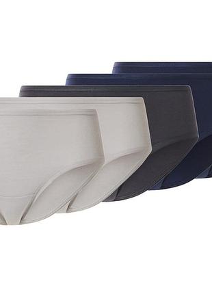 Трусики-хипстеры 5 шт. хлопковые однотонные для женщины esmara lycra® 493818 s комбинированный