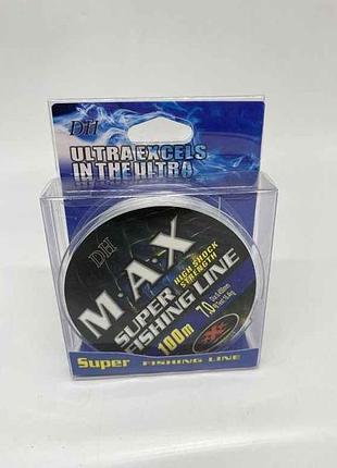 Liска max 0,45мм 16.4кг 100м серебряный sm-y-20-045 тм prc
