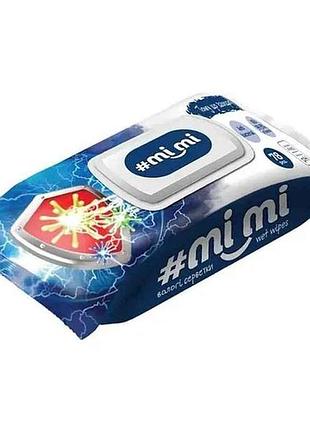 Влажные салфетки 78шт antibacterial с клапаном тм мі