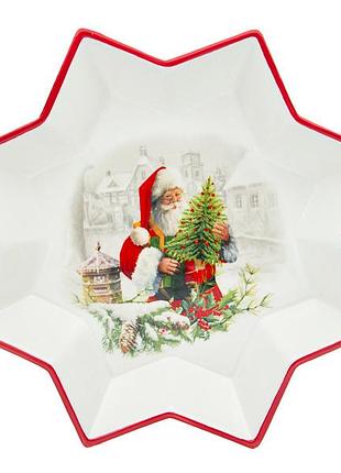 Блюдо для сервировки санта 27х27х4,5 см 1858-0220