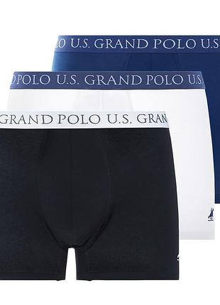 Труси-боксери набір 3 шт. для чоловіка livergy u.s. grand polo 464526-1 xxl різнобарвний