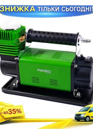 Ku компресор автомобільний winso universal fit 600вт 160л/хв 10атм для накачування коліс та інших завд uni2l_k
