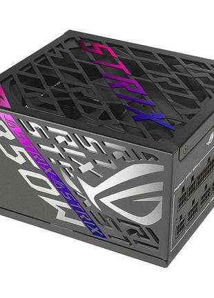 Блок питания asus rog strix 850w platinum rog equalizer atx 3.1 с вентилятором 135 мм black (90ye00w8-b0na00)