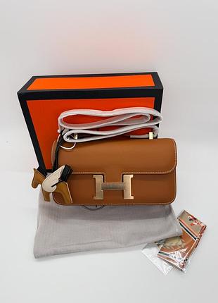 Hermes constance 26 bag in caramel with gold