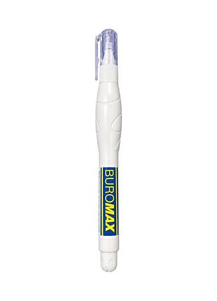Коректор-ручка buromax, 5 мл, з металевим кінчиком 7972