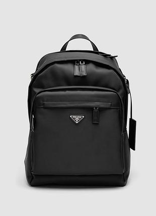 💎 prada re-nylon and saffiano leather backpack 28 х 35 х 17 см