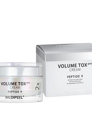 Крем для лица омолаживающий с пептидами medi-peel volume tox pro cream peptide 9 50 мл